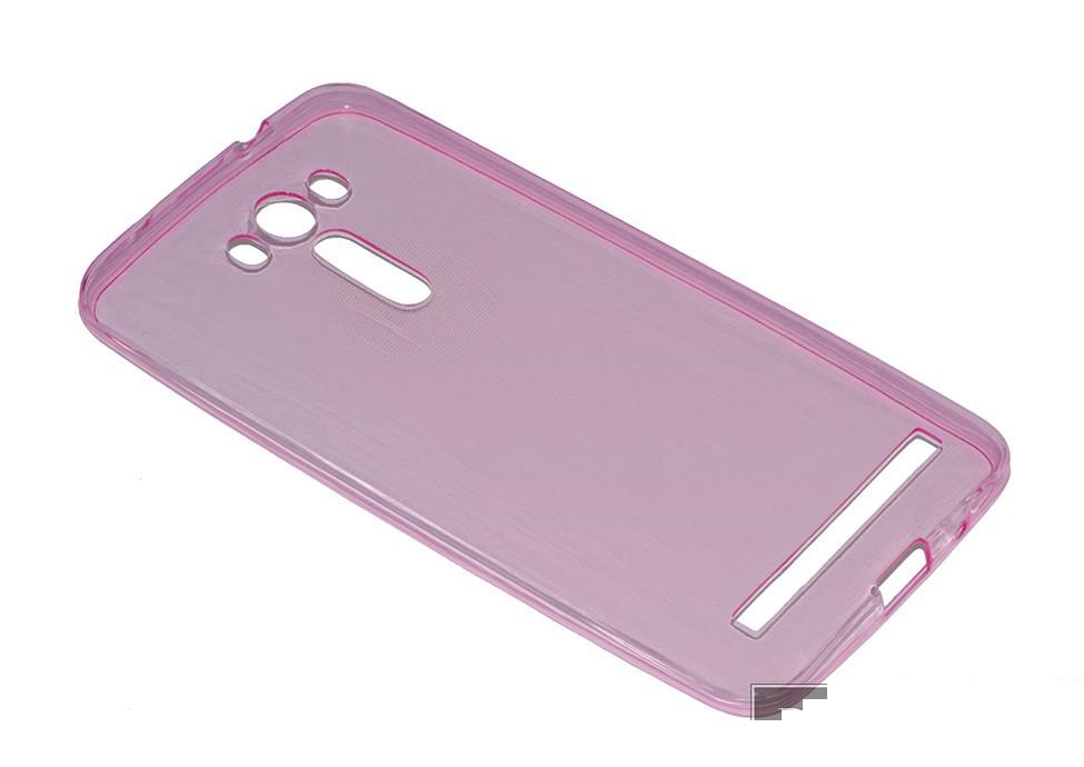Накладка TPU Сrystal для Asus ZenFone 2 Laser ZE550KL Рожева-0